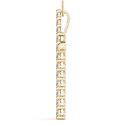14K Yellow Gold Multi-Diamond Fashion Pendant
