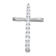 Multi-Diamond Cross Pendant