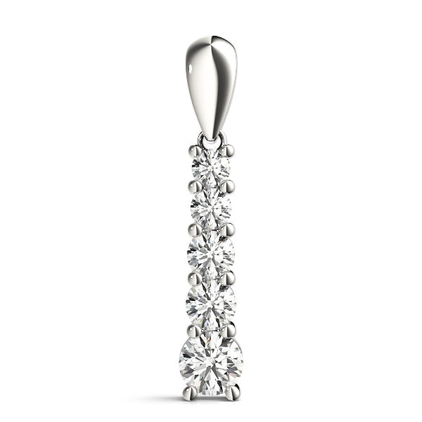 0.8 CTW Diamond Journey Pendant