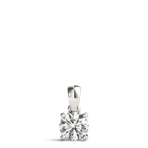 1.0 CT Round Diamond Solitaire Pendant
