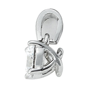 1.0 CT Round Diamond Solitaire Pendant