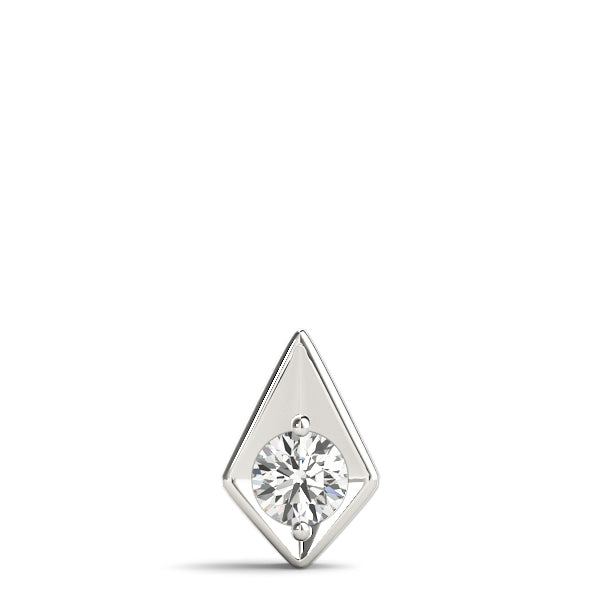 0.5 CT Round Diamond Solitaire Pendant