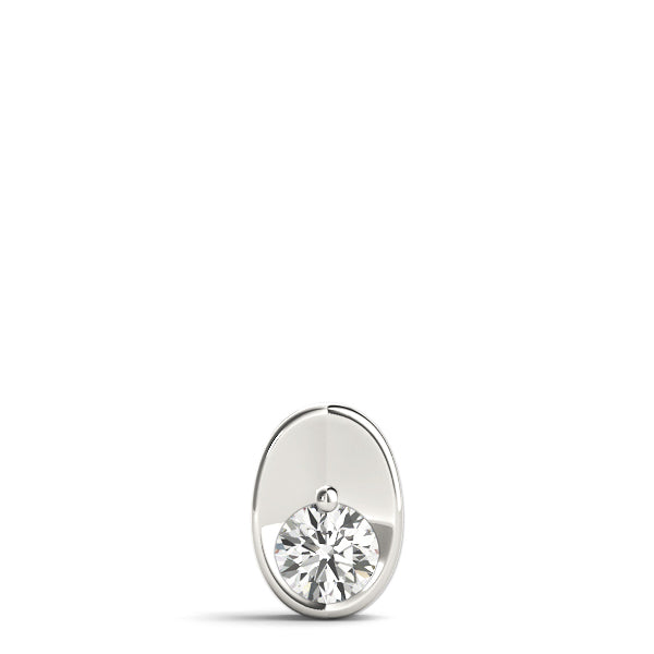 0.5 CT Round Diamond Solitaire Pendant