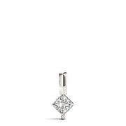Square Diamond Solitaire Pendant