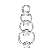 Diamond Journey Pendant in Fine Metals