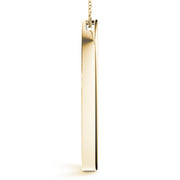 14K Yellow Gold Multi-Diamond Circle Pendant