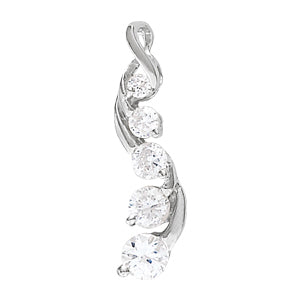 0.8 CTW Diamond Journey Pendant
