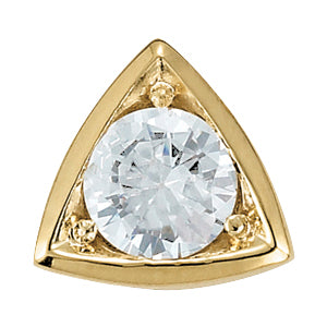 1.0 CT Round Diamond Solitaire Pendant