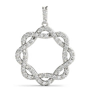 Multi-Diamond Circle Pendant