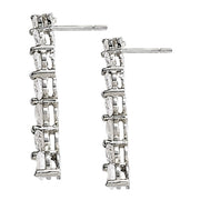 Diamond Journey Round Stud Earrings