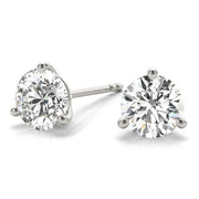 12 Diamond Round Stud Earring Set