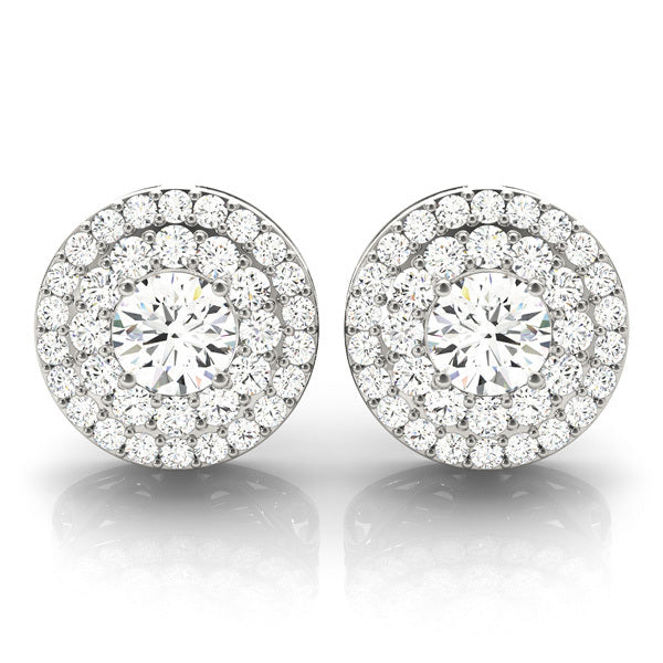 Halo Diamond Earring