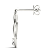 Diamond Round Stud Earring