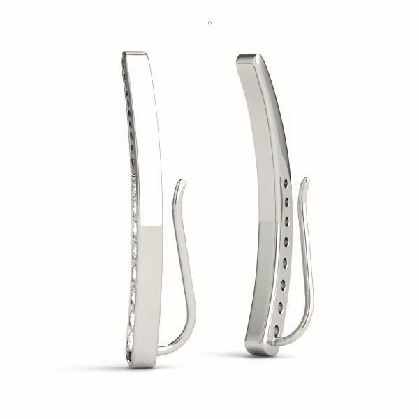 Diamond Round Stud Earrings