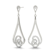 Multi-Diamond Round Stud Earrings