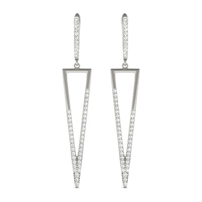 Multi-Diamond Round Stud Earrings