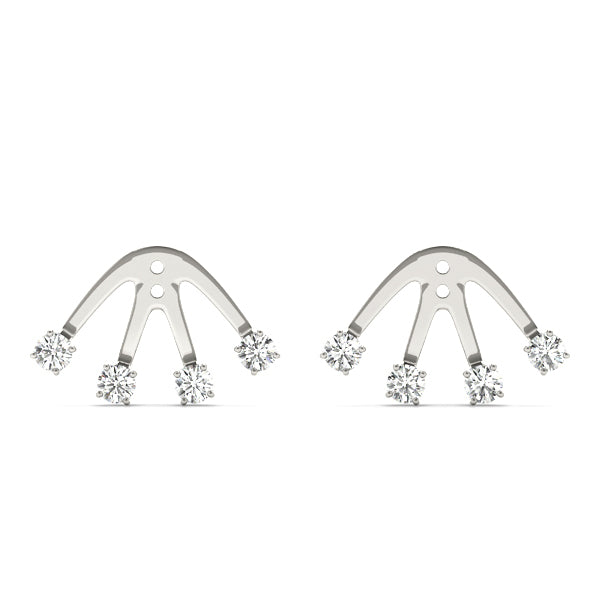 Round Diamond Earring Jackets