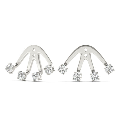 Round Diamond Earring Jackets