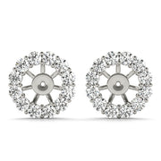 18K White Gold 3/8 ct tw Fashion Diamond Earring