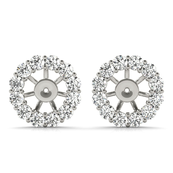14K White Gold 3/8 ct tw Fashion Diamond Earring