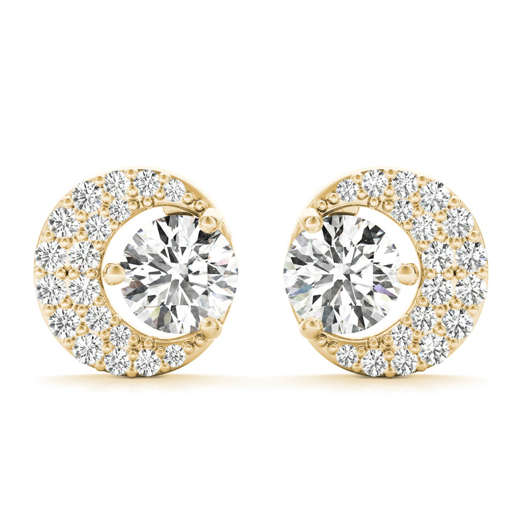 14K Yellow Gold 1/3 ct tw Fashion Diamond Earring