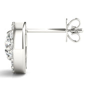 Diamond Round Multi-Stone Earrings