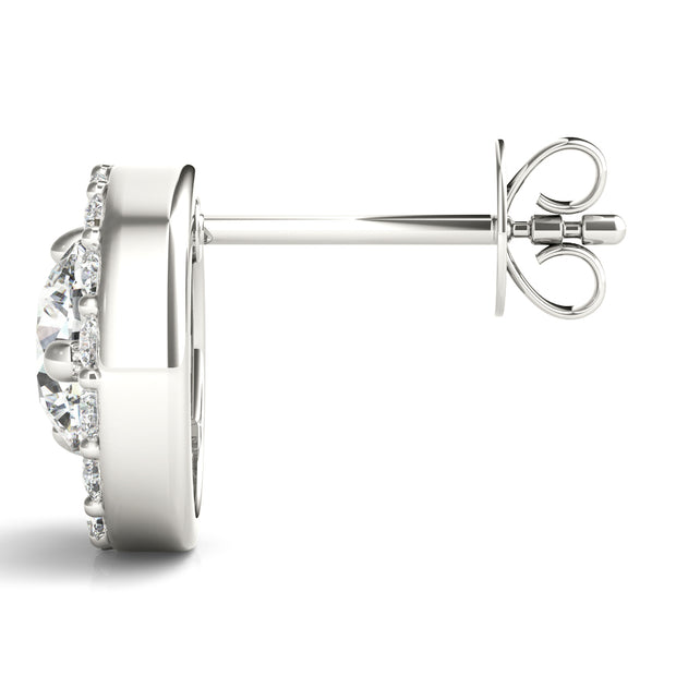 Diamond Round Multi-Stone Earrings
