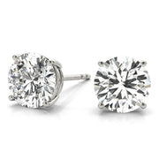 0.375ct Round Diamond Single Stud Earring