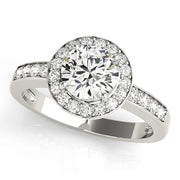 Halo Diamond Engagement Ring