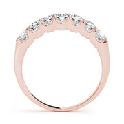 14K Rose Gold 1/5 ct tw Diamond Wedding Ring