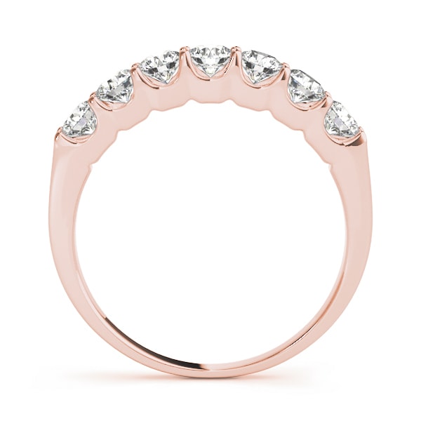 14K Rose Gold 1/5 ct tw Diamond Wedding Ring