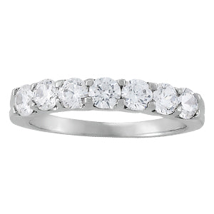 14K White Gold 1/5 ct tw Diamond Wedding Ring
