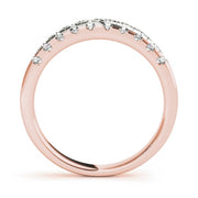 14K Rose Gold 1/2 ct tw Diamond Wedding Ring