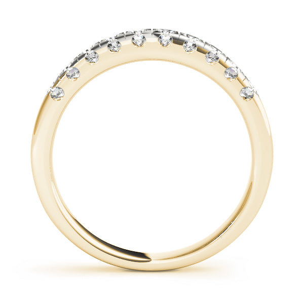 14K Yellow Gold 1/2 ct tw Diamond Wedding Ring