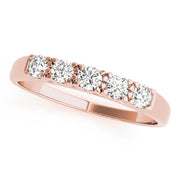14K Rose Gold 1/2 ct tw Diamond Wedding Ring