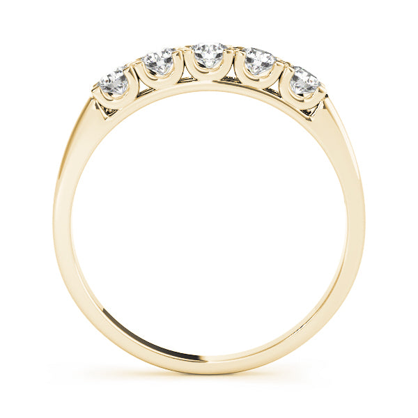 18K Yellow Gold 1/2 ct tw Diamond Wedding Ring