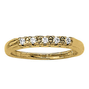 14K White Gold 1/2 ct tw Diamond Wedding Ring