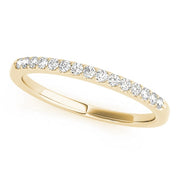 18K Yellow Gold 1/4 ct tw Diamond Wedding Ring