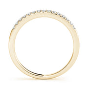 18K Yellow Gold 1/4 ct tw Diamond Wedding Ring