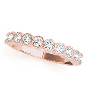 14K Rose Gold 1/4 ct tw Diamond Wedding Ring