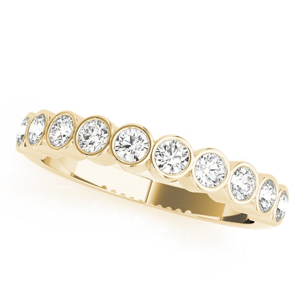 14K Yellow Gold 1/4 ct tw Diamond Wedding Ring