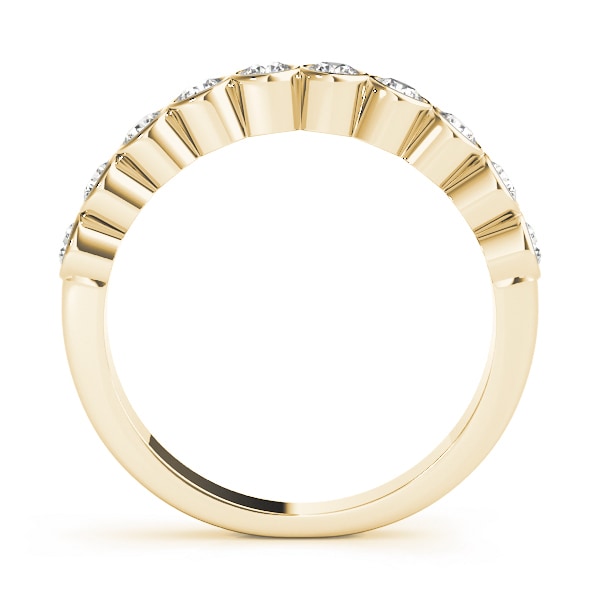 18K Yellow Gold 1/4 ct tw Diamond Wedding Ring