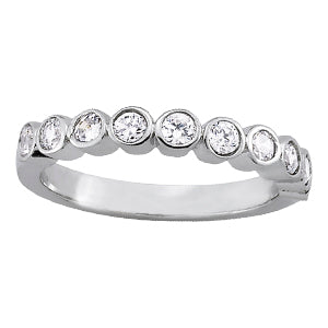 Platinum 1/4 ct tw Diamond Wedding Ring