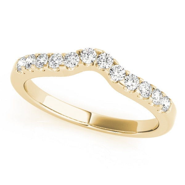 18K Yellow Gold 1/3 ct tw Diamond Wedding Ring