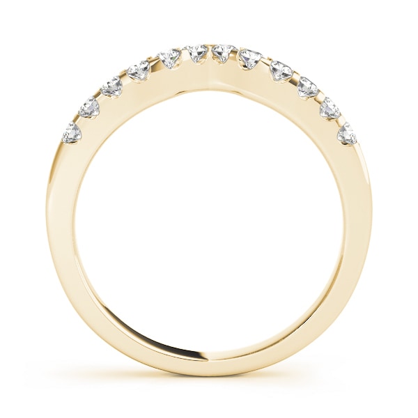18K Yellow Gold 1/3 ct tw Diamond Wedding Ring