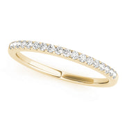 14K Yellow Gold 1/5 ct tw Diamond Wedding Ring