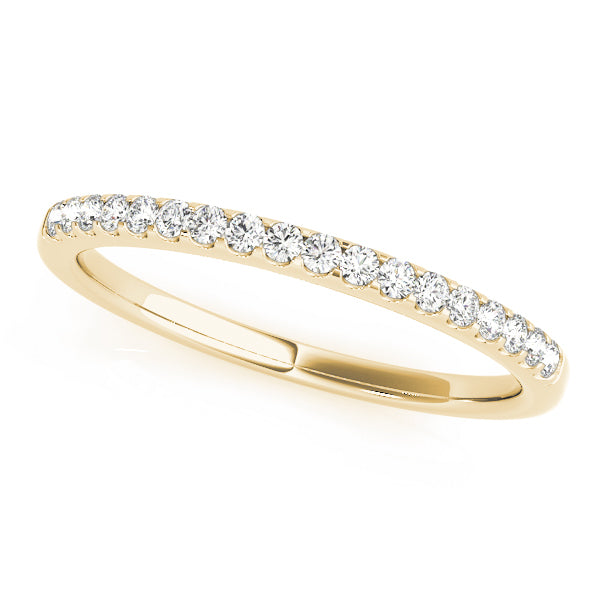 14K Yellow Gold 1/5 ct tw Diamond Wedding Ring