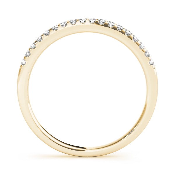 18K Yellow Gold 1/5 ct tw Diamond Wedding Ring