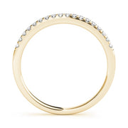 14K Yellow Gold 1/5 ct tw Diamond Wedding Ring