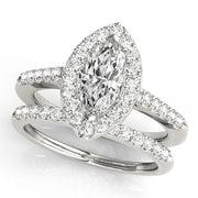 Halo Diamond Engagement Ring